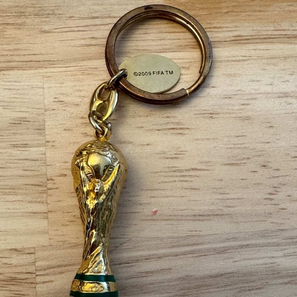 FIFA 1974 /2009 Coca-Cola Gold Trophy Keychain